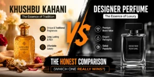 Khushbu Kahani vs Designer Perfumes